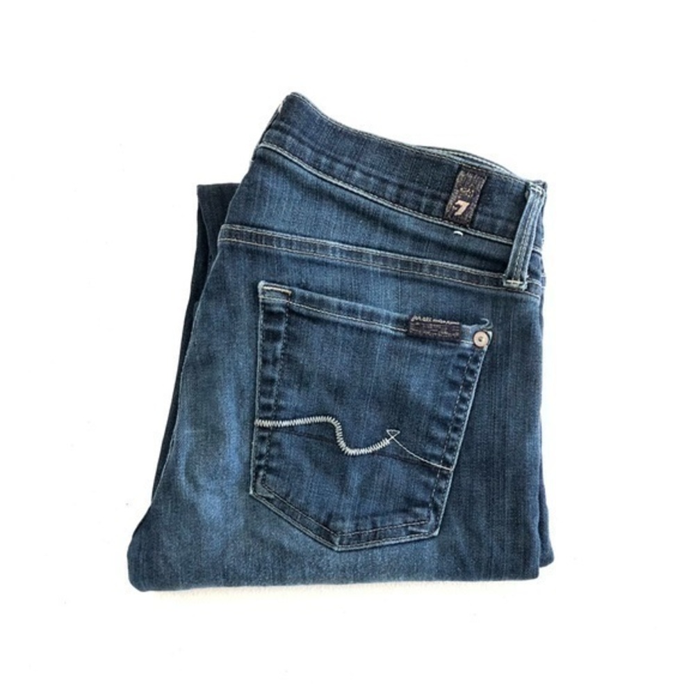 7 For All Mankind Straight Leg Women's Denim Jeans Size W28 X L32